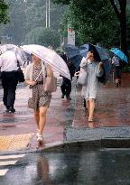 Typhoon Pabuk brings heavy rain to Kanto region